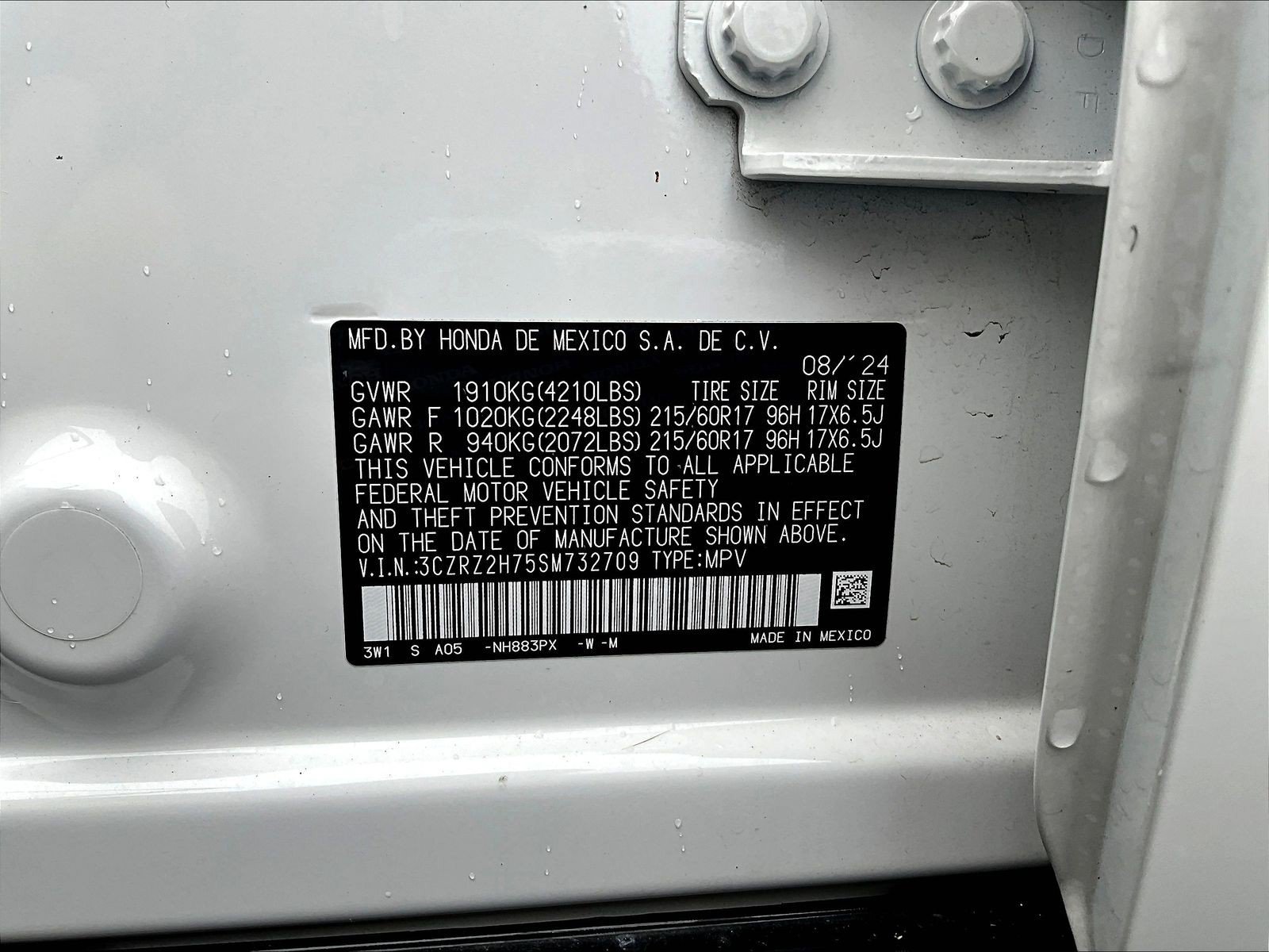 Used 2025 Honda HR-V EX-L image 19
