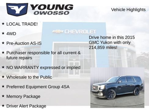 Used 2015 GMC Yukon SLT image 7