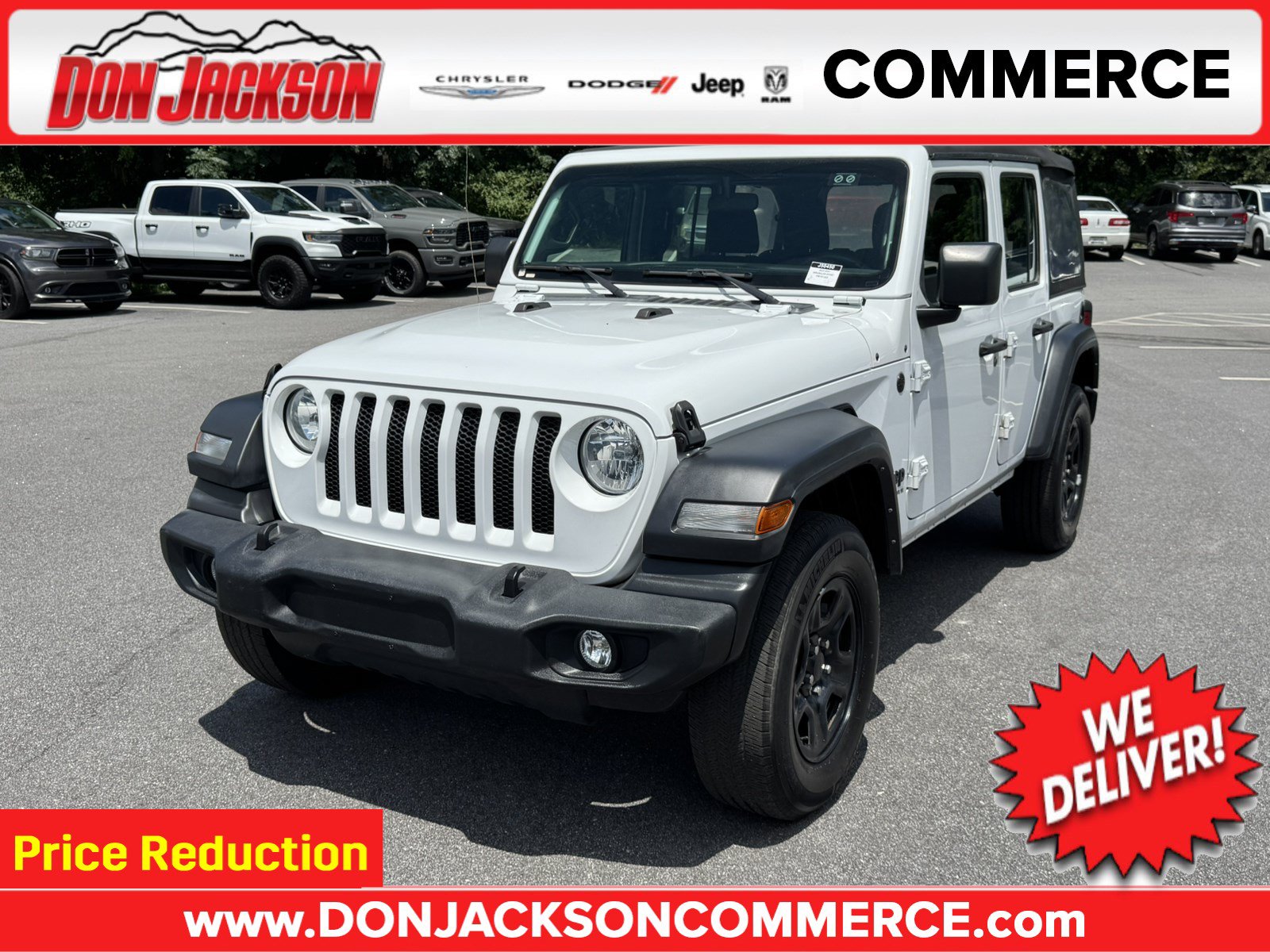Used 2023 Jeep Wrangler Unlimited Sport AWD/4WD image 1