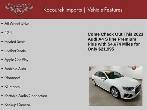 Used 2023 Audi A4 2.0T Premium Plus image 28