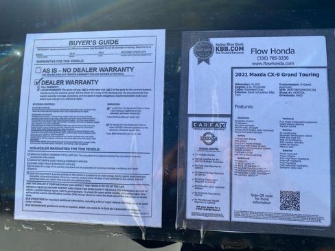 Used 2021 MAZDA CX-9 Grand Touring image 36