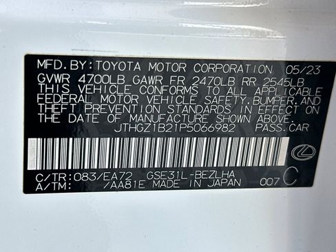 Used 2023 Lexus IS 350 F Sport w/ Accessory Package RWD image 20