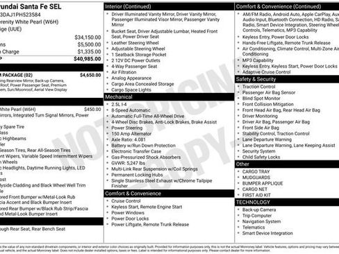 Used 2023 Hyundai Santa Fe SEL w/ Premium Package image 9