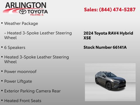 Used 2024 Toyota RAV4 XSE w/ Weather Package AWD/4WD image 4