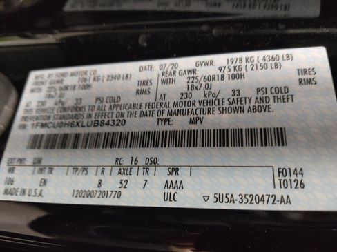 Used 2020 Ford Escape SEL image 33