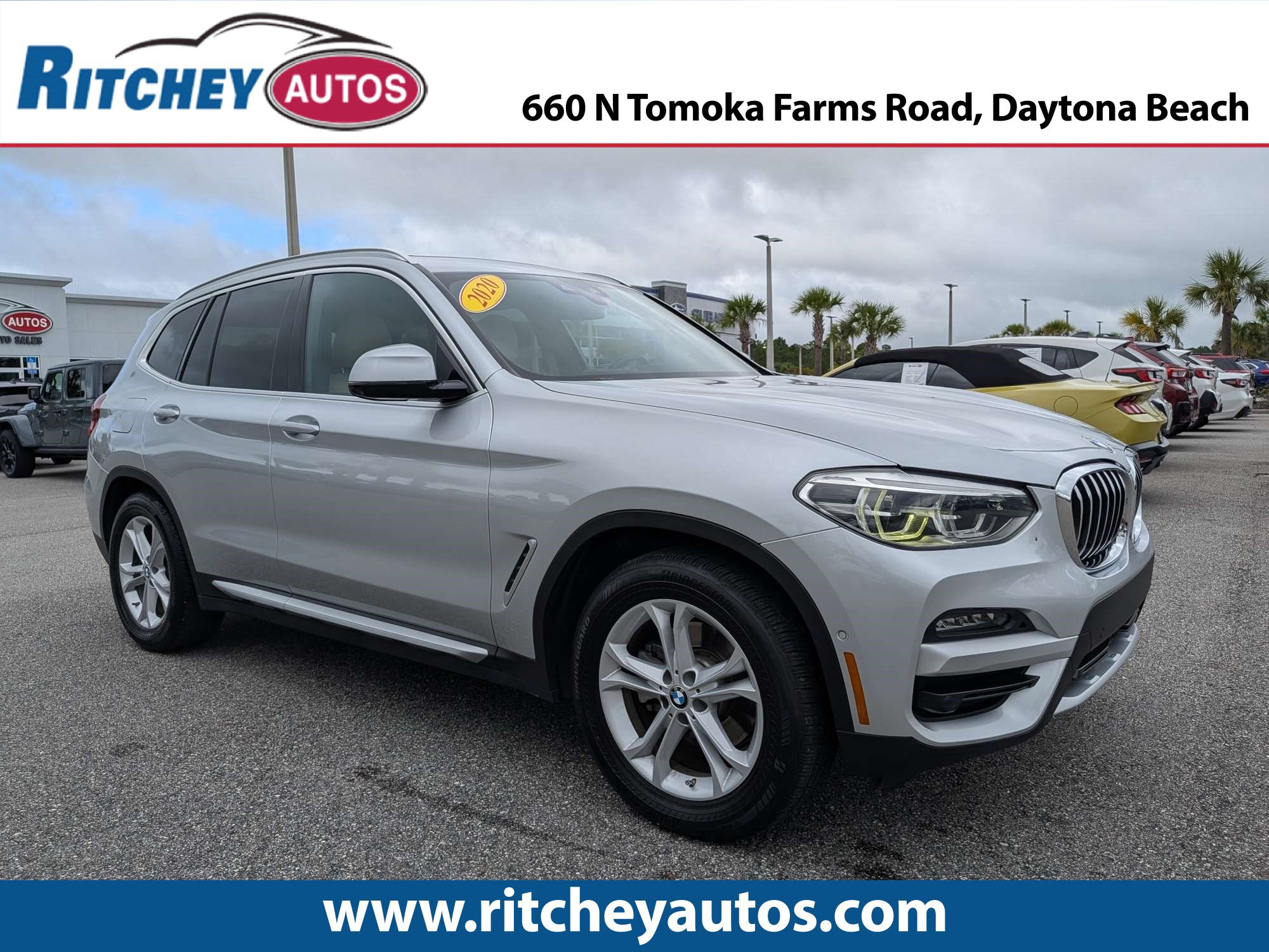 Used 2020 BMW X3 xDrive30i w/ Executive Package AWD/4WD image 1