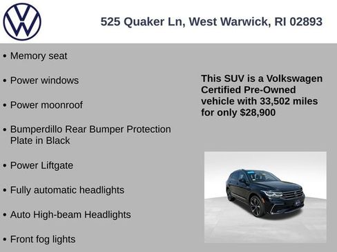 Certified 2023 Volkswagen Tiguan SEL R-Line AWD/4WD image 13