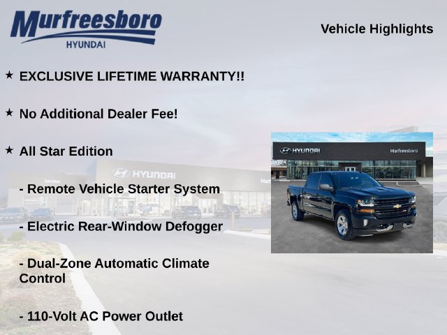 Used 2018 Chevrolet Silverado 1500 LT w/ All Star Edition AWD/4WD image 5