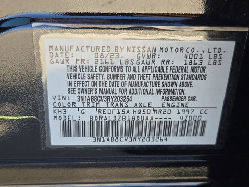 Used 2024 Nissan Sentra SV w/ All-Weather Package FWD image 33