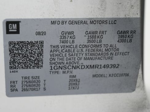 Used 2021 Chevrolet Tahoe LT w/ LT Signature Package image 36