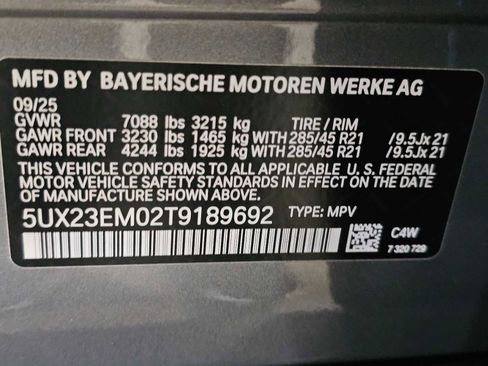 Used 2026 BMW X7 xDrive40i w/ M Sport Package AWD/4WD image 47