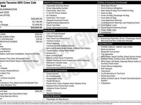 Certified 2024 Toyota Tacoma SR5 AWD/4WD image 27