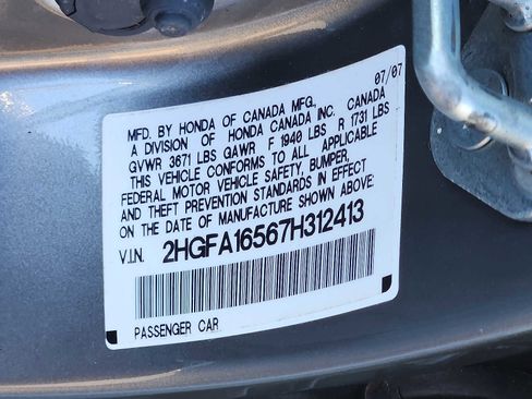 Used 2007 Honda Civic LX image 26