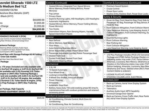 Certified 2024 Chevrolet Silverado 1500 LTZ w/ LTZ Convenience Package II AWD/4WD image 35