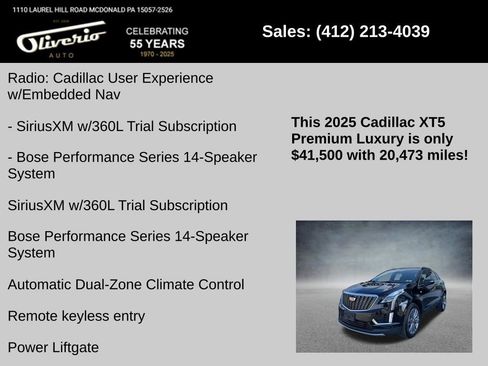 Used 2025 Cadillac XT5 Premium Luxury image 16