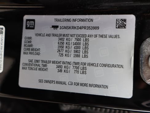 Used 2023 Chevrolet Tahoe RST w/ Luxury Package AWD/4WD image 45