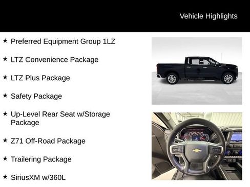 Certified 2020 Chevrolet Silverado 1500 LTZ w/ LTZ Plus Package image 17