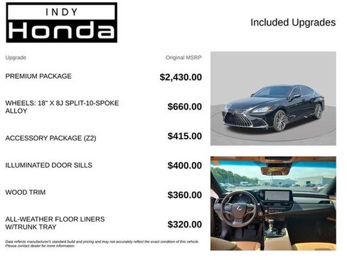 Used 2024 Lexus ES 250 w/ Premium Package AWD/4WD image 4