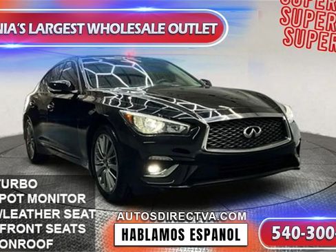 Used 2022 INFINITI Q50 Luxe w/ Cargo Package image 1