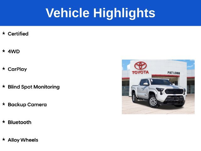 Certified 2026 Toyota Tacoma SR5 AWD/4WD image 5