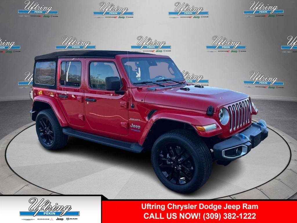 Used 2022 Jeep Wrangler Unlimited Sahara w/ Safety Group AWD/4WD image 1