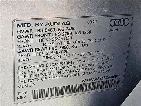 Used 2021 Audi Q5 2.0T Premium Plus w/ Premium Plus Package AWD/4WD image 29