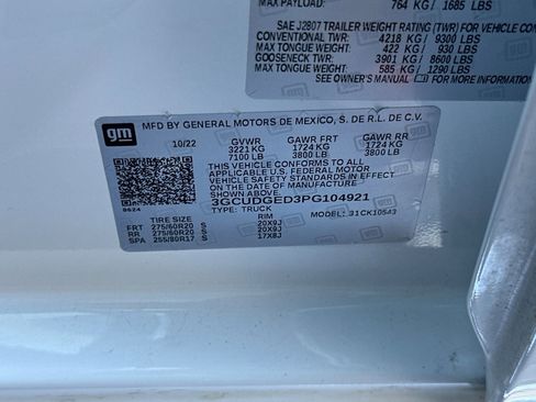 Used 2023 Chevrolet Silverado 1500 LTZ w/ LTZ Premium Package image 36