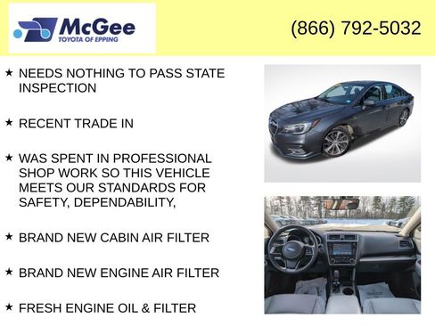Used 2018 Subaru Legacy 2.5i Limited image 8