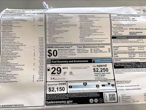 New 2026 BMW X3 xDrive30i AWD/4WD image 19