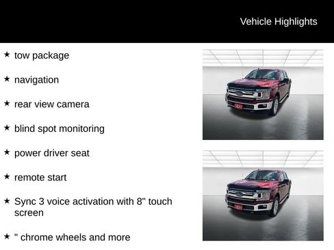 Used 2018 Ford F150 XLT w/ Equipment Group 302A Luxury AWD/4WD image 10