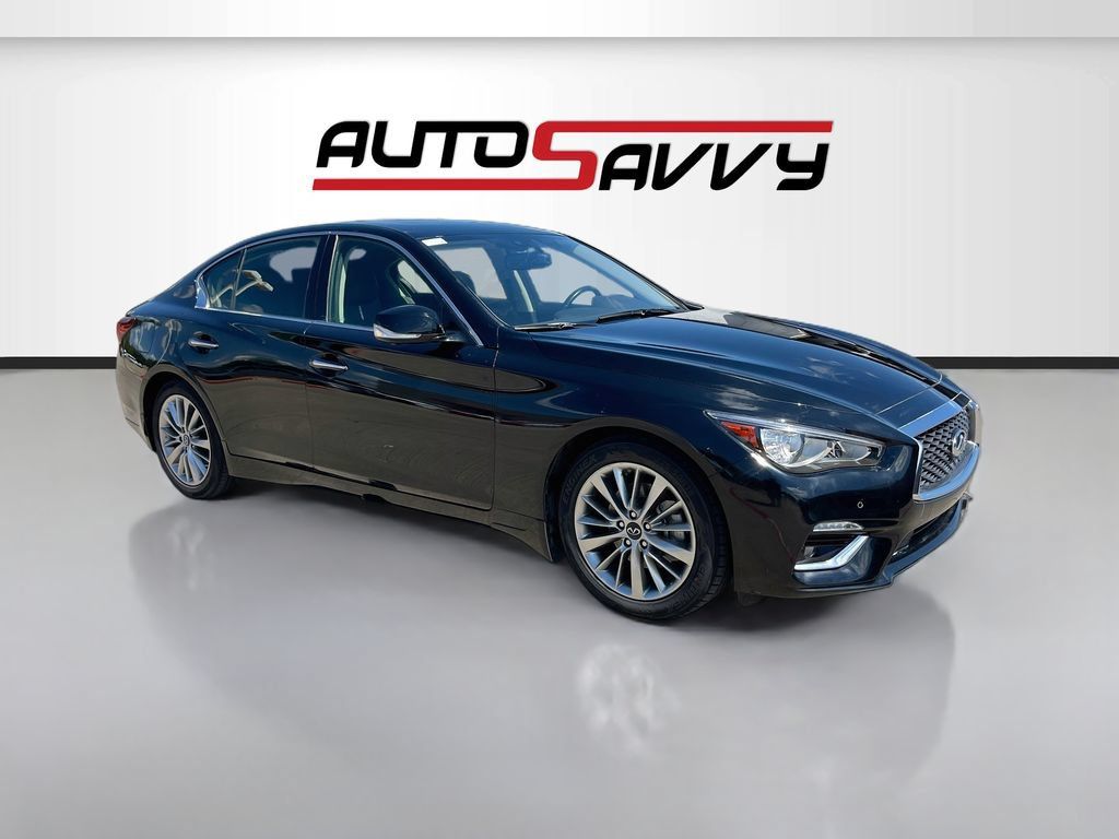 Used 2023 INFINITI Q50 Luxe w/ Cargo Package RWD image 1