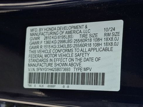 Used 2025 Honda Pilot EX-L image 27