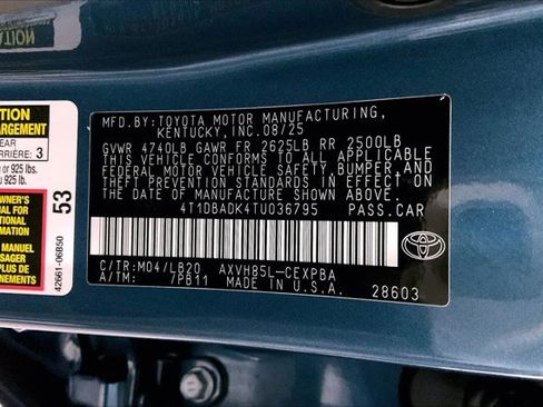 Used 2026 Toyota Camry XSE AWD/4WD image 43