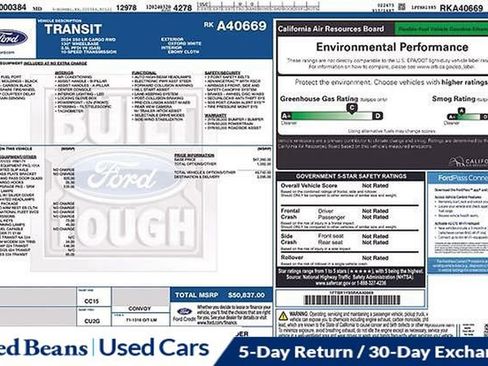 Certified 2024 Ford Transit 250 Base w/ Exterior Upgrade Package image 14