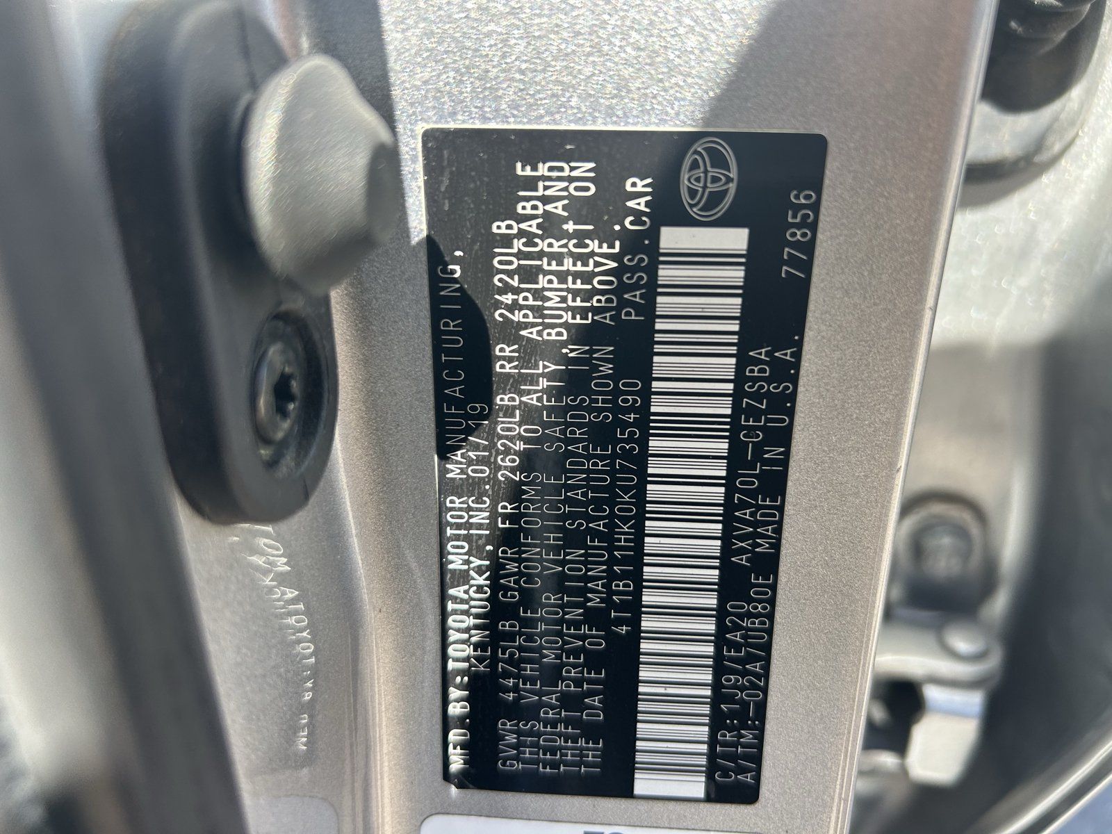 Used 2019 Toyota Camry SE FWD image 21
