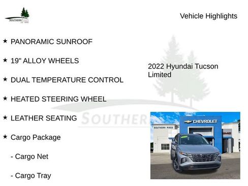Used 2022 Hyundai Tucson Limited w/ Cargo Package image 16