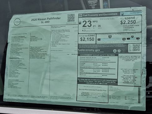 New 2026 Nissan Pathfinder SL w/ SL Premium Package AWD/4WD image 21