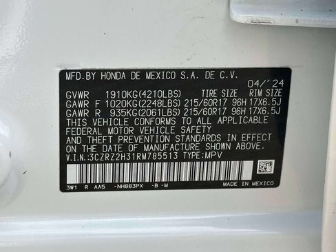 Certified 2024 Honda HR-V LX image 14