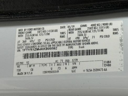 Used 2019 Ford Transit 250 130 Low Roof w/ Exterior Upgrade Package RWD image 83