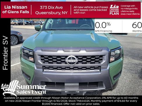 New 2026 Nissan Frontier SV w/ SV Convenience Package AWD/4WD image 11