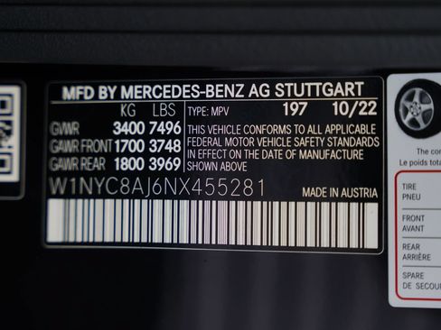 Used 2022 Mercedes-Benz G 63 AMG Squared image 56