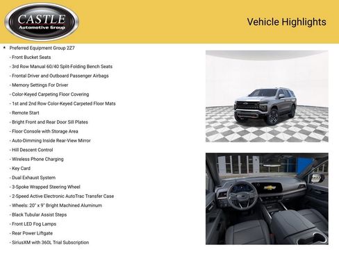 New 2026 Chevrolet Tahoe Z71 w/ Comfort Package image 3