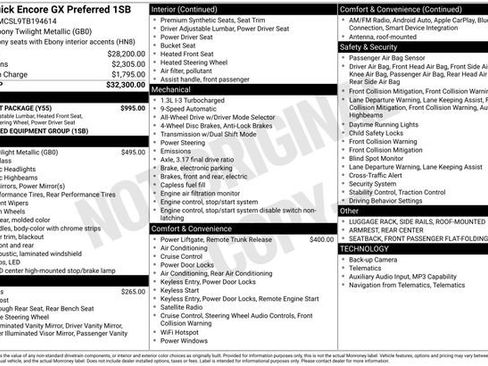 New 2026 Buick Encore GX Preferred w/ Comfort Package AWD/4WD image 3