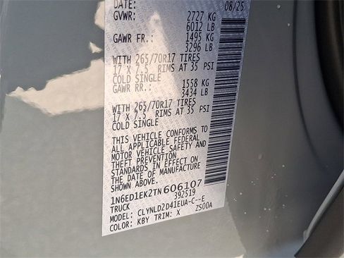 New 2026 Nissan Frontier PRO-4X w/ Pro-4x Convenience Package image 18