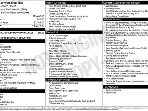 Used 2026 Chevrolet Trax RS FWD image 3