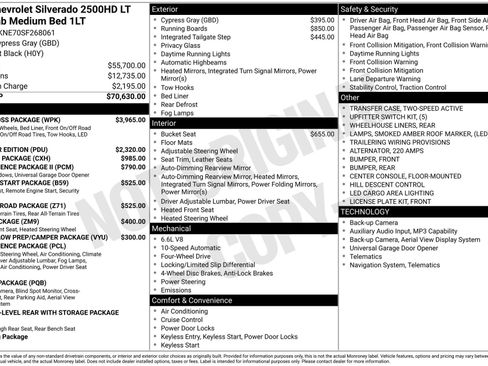 Used 2025 Chevrolet Silverado 2500 LT w/ Trail Boss Package AWD/4WD image 4