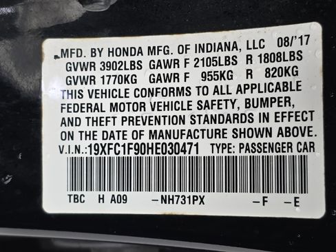 Used 2017 Honda Civic Touring image 35