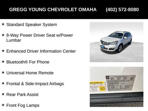 Used 2017 Chevrolet Traverse LT w/ Style and Technology Package AWD/4WD image 25