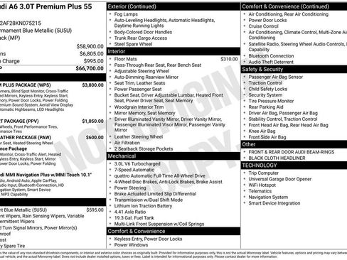 Used 2019 Audi A6 3.0T Premium Plus w/ Premium Plus Package image 4