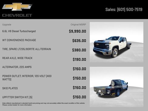 New 2025 Chevrolet Silverado 3500 W/T w/ WT Convenience Package AWD/4WD image 8